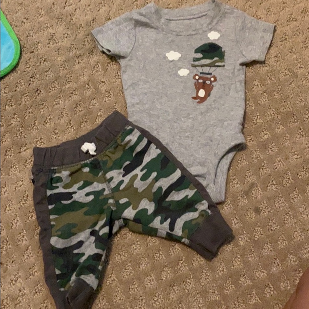 Baby boy onesie and jogger set